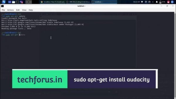 Install Audacity on Kali Linux | Work on any Linux Distribution|2021