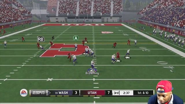 # 4 WASHINGTON HUSKIES(7-0) VS #17 UTAH UTES (7-1) - NCAA FOOTBALL 14 with 2016-2017 ROSTERS смотреть онлайн
