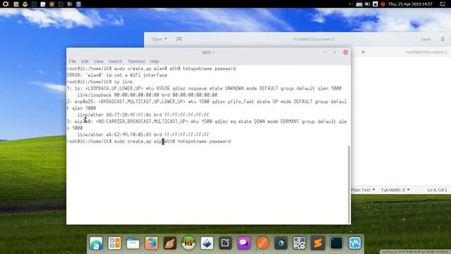 How to solving Create_AP (Access Point) - ERROR wlan0 is not a WiFi interface смотреть онлайн