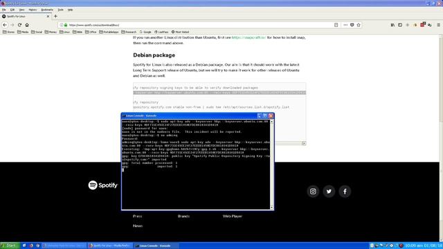 Q4OS, using konsole to install Spotify advanced смотреть онлайн