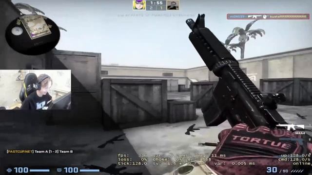 MONESY PLAYS AIM MAP 1V1 VS BUSTER смотреть онлайн