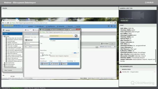 Webinar - EGroupware Datenimport - Deutsch смотреть онлайн