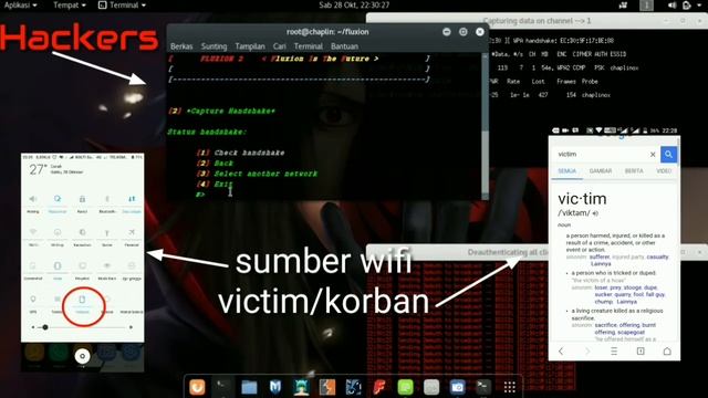 Kali Linux - Hacking wifi WPA/WPA2 PSK with Fluxion (without Bruteforce or Wordlist) || 2017.2 смотреть онлайн