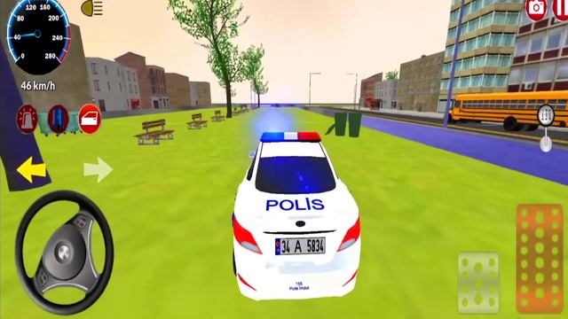 Real Police Car Driving Simulator#15 Police Car Games - Android IOS Gameplay смотреть онлайн