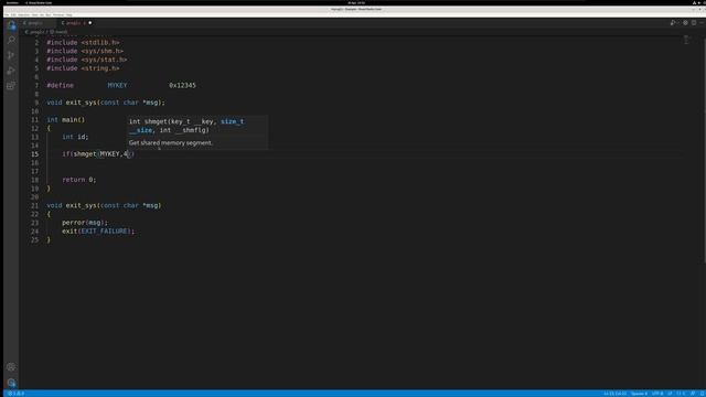 POSIX Functions | System 5 Shared Memory | shmget | shmat | shmdt | shmctl смотреть онлайн