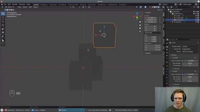 Learning Blender with rocks P1 смотреть онлайн