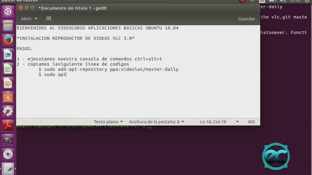 Instalación VLC en Ubuntu - Curso básico 06 смотреть онлайн
