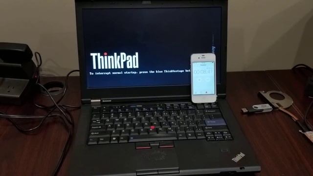 Thinkpad T420 with SSD startup - Linux смотреть онлайн