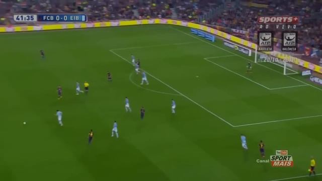 Mascherano as DM vs Eibar смотреть онлайн