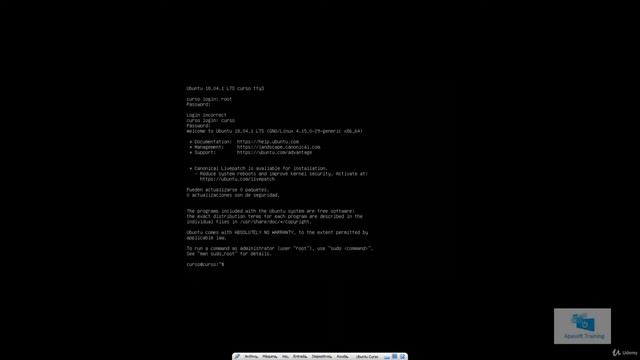 Linux Trabajar con múltiples sesiones смотреть онлайн