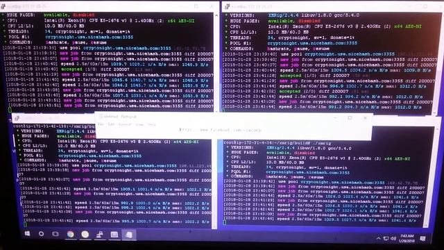 VPS XMR MINING ON NICEHASH! 1 kh/s per vps! смотреть онлайн