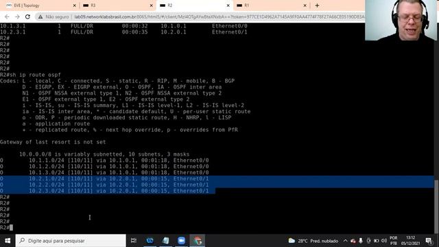 Como Trocar Rotas OSPF entre Áreas distintas sem a Área 0 смотреть онлайн