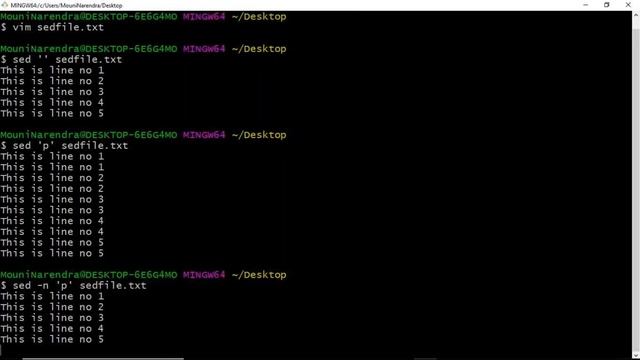 How to display or delete a file content with sed command ? | Part-B смотреть онлайн