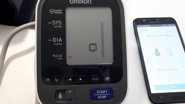 How to connect blood pressure monitor Omron M7 to Omron Connect