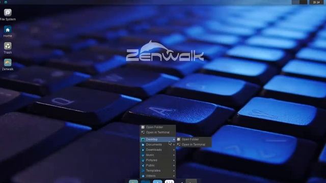 Brief review Linux Zenwalk 8.0 смотреть онлайн