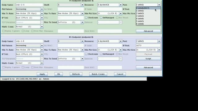 LANforge FIRE UDP Connection смотреть онлайн