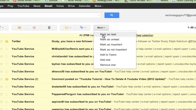 Gmail Tutorial - How To Mark All Unread Emails As Read In 10 Seconds! смотреть онлайн
