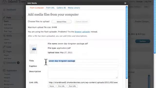 How to Inserting PDF into Wordpress Post - Wordpress Tutorilas смотреть онлайн