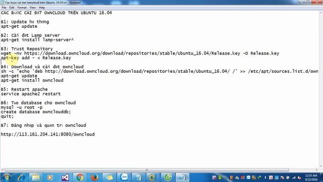 1 Huong dan cai dat owncloud server tren ubuntu смотреть онлайн