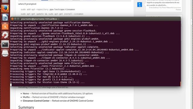 Install Cinnamon on Ubuntu 14.04 смотреть онлайн