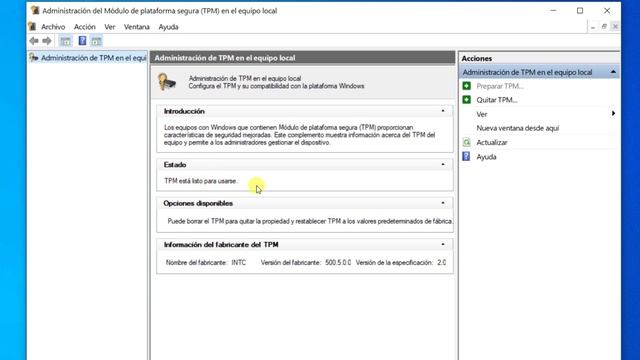 Como saber si mi pc soporta tpm 2.0 смотреть онлайн