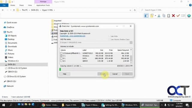 Export a Physical Drive to Use With a Hyper-V Virtual Machine смотреть онлайн