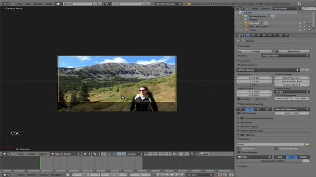 Pan and Zoom Slide Show in Blender 2.6 - Part #1 - Blender 3D - Linux смотреть онлайн