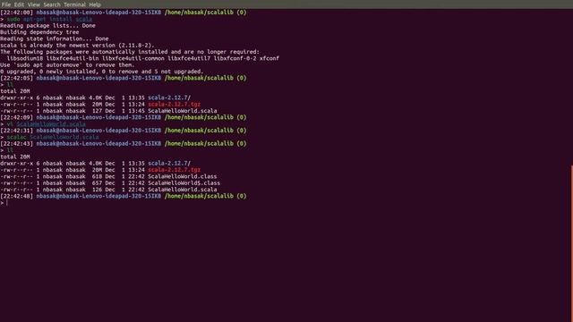 Scala hello world command line смотреть онлайн