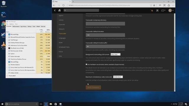 Plex Hardware Accelerated Transcoding Beta! Using Voyo V1 with Intel Apollo Lake смотреть онлайн