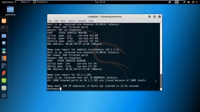 DOS attack using pentmenu смотреть онлайн