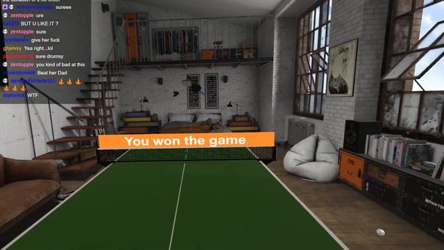 Paying people $100 if they beat me in VR PING PONG смотреть онлайн