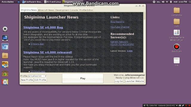 Como Descargar Minecraft 1.13 Launcher No premiun para linux смотреть онлайн