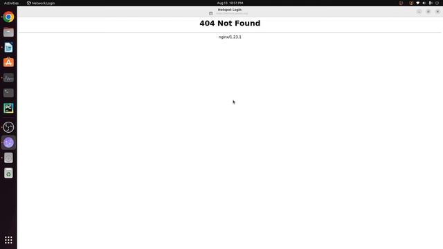Fix for Linux 404 Not Found hot spot login Ubuntu смотреть онлайн