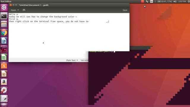 How to change Terminal color in linux смотреть онлайн