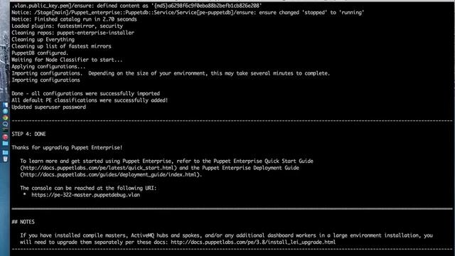 Puppet Enterprise Upgrade from 3.3.2 to 3.8 смотреть онлайн