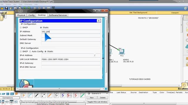 PROYECTO N 2 " SERVIDORES" TFTP,DNS,HTTP.PKT BASICO смотреть онлайн