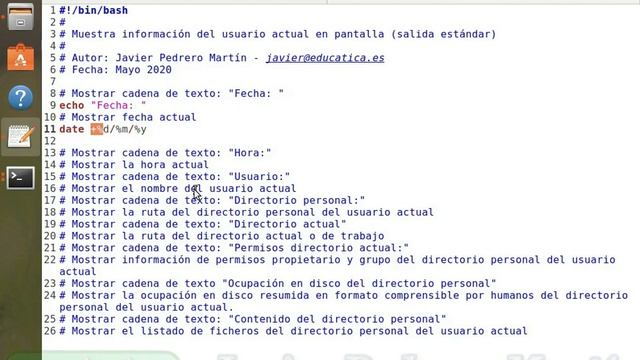 SSOO - Linux - Bash Shell Scripts - 02.02.01 Secuencialidad смотреть онлайн