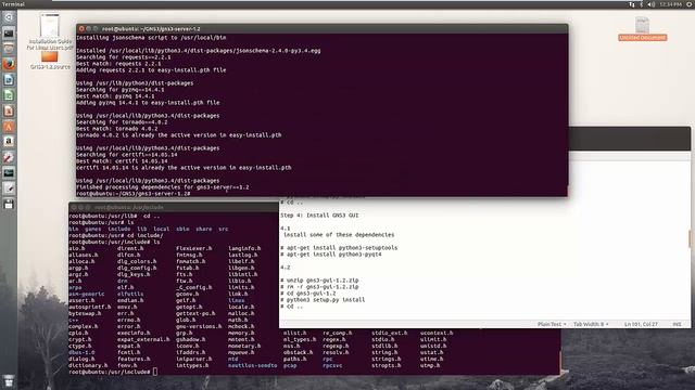 GNS3 v1.2 installation on Ubuntu 14.04 LTS and IOS-IOU configuration смотреть онлайн