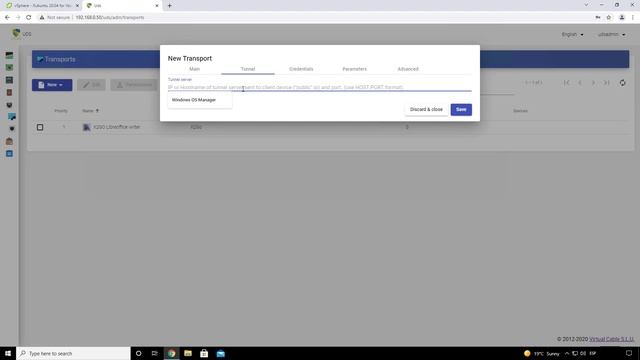 Linux vApp: UDS Enterprise configuration смотреть онлайн