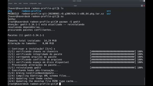 Basico sobre os pacotes do Archlinux смотреть онлайн