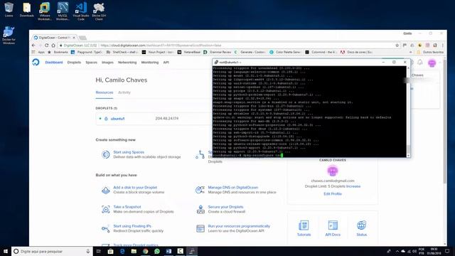 2 Criando uma máquina Ubuntu na Digital Ocean смотреть онлайн