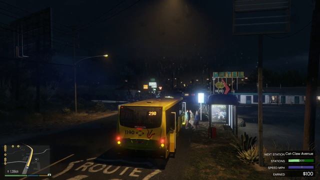 GTA V Centro Los Santos X Sandy Shores N290 Rota 05 P2 Mod Bus Simulator. смотреть онлайн