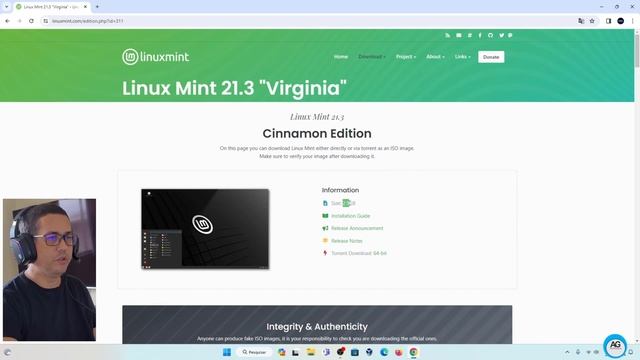 Como Baixar a ISO Linux Mint 21.3 Versão Recente смотреть онлайн