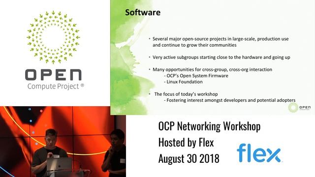 OCP Networking Workshop @ Flex - Introduction & Status of Current NW Project Workstreams смотреть онлайн