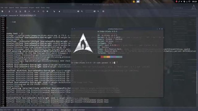 ARCHLabs : 43 Archlabs 4.0 personal customization 5 conky смотреть онлайн