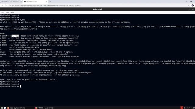 [Attack-Defense] Attacking HTTP Login Form with Hydra смотреть онлайн