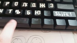 тайпинг клавиатуры Dexp anger tkl