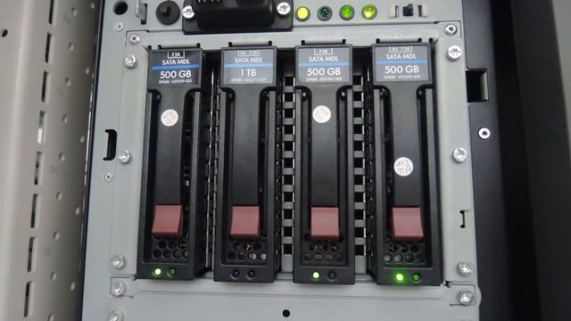 HP ProLiant ML310G5 HDD hotswap 500MB to 1TB (instead of 500GB) смотреть онлайн