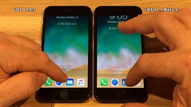 iPhone 7 : iOS 11.0.3 vs iOS 11.1 Beta 5 (GM?) / Public Beta 5 Speed Test with Benchmark Results смотреть онлайн