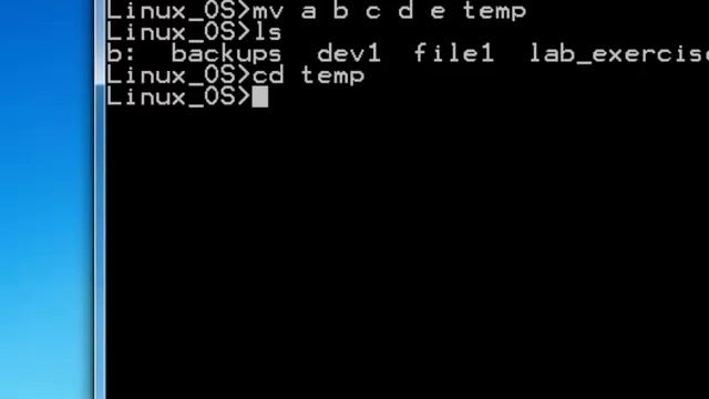 mkdir, cd, mv, rm, rmdir commands.mp4 смотреть онлайн